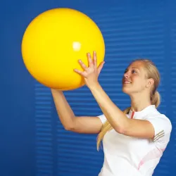 Sit 'n' Gym Zitbal medium | geel | 45 cm Ø
